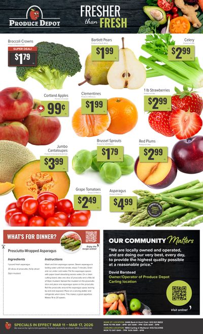 Produce Depot Flyer March 11 to 17