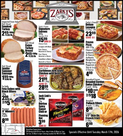 Zarky's Flyer March 11 to 17