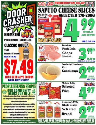 Fredericton Co-op Flyer March 12 to 18