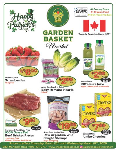 The Garden Basket Flyer March 12 to 18
