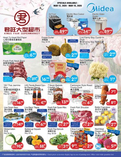 Kings Fair Supermarket Flyer March 12 to 18