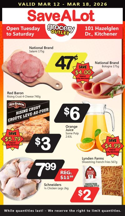 SaveALot Grocery Outlet Flyer March 12 to 18
