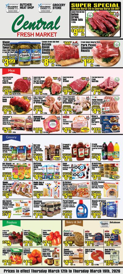 Central Fresh Market Flyer March 12 to 19