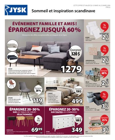 JYSK (QC) Flyer March 12 to 25