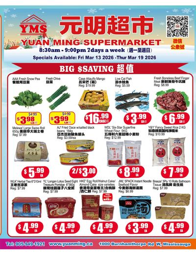 Yuan Ming Supermarket Flyer March 13 to 19
