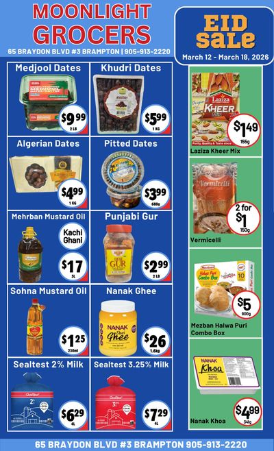 Moonlight Grocers Flyer March 12 to 18
