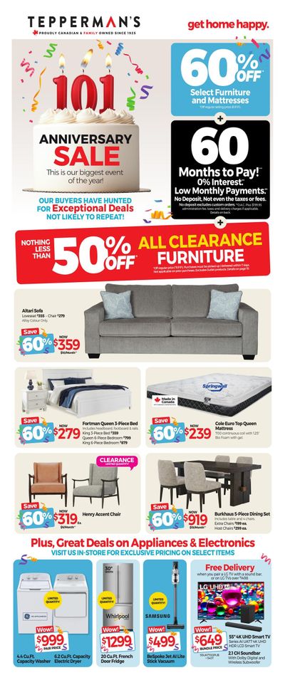 Tepperman's Flyer March 13 to 18