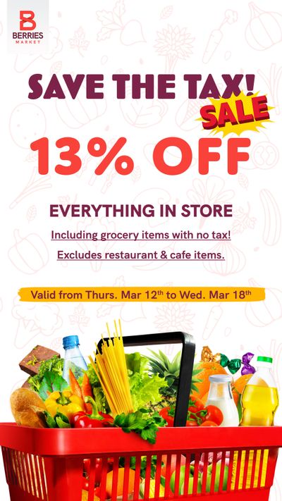 Berries Market Flyer March 12 to 18