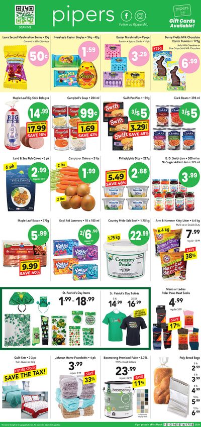 Pipers Superstore Flyer March 12 to 18