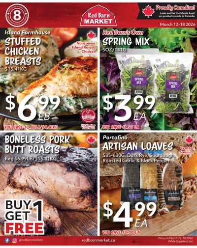 Red Barn Market Flyer March 12 to 18