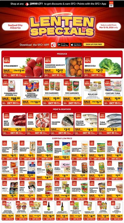 Seafood City Supermarket (AB) Flyer March 12 to 18