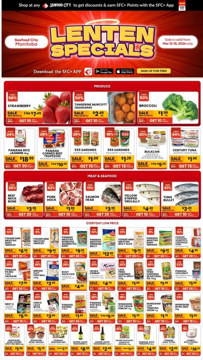 Seafood City Supermarket (MB) Flyer March 12 to 18