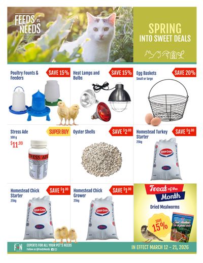 ShurGain Feeds'n Needs Flyer March 12 to 21