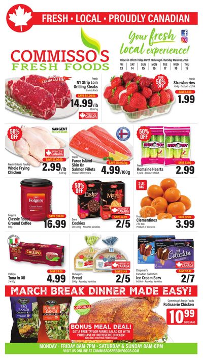 Commisso's Fresh Foods Flyer March 13 to 19