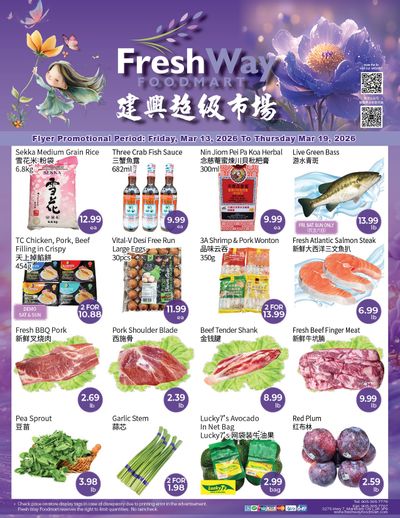 FreshWay Foodmart Flyer March 13 to 19