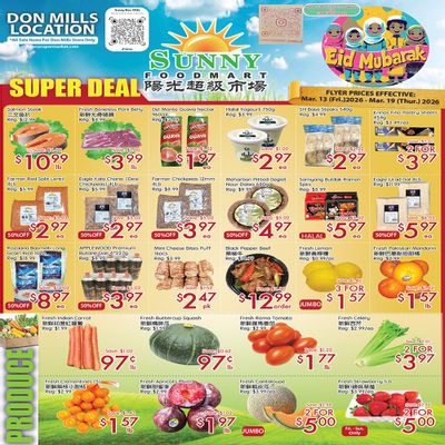 Sunny Foodmart (Don Mills) Flyer March 13 to 19