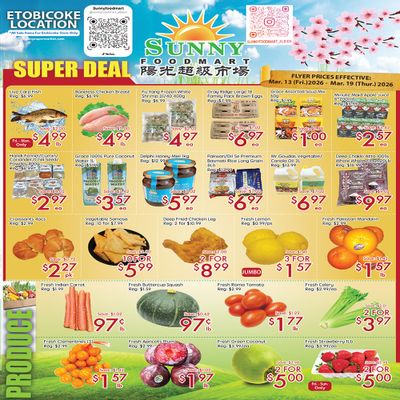 Sunny Foodmart (Etobicoke) Flyer March 13 to 19