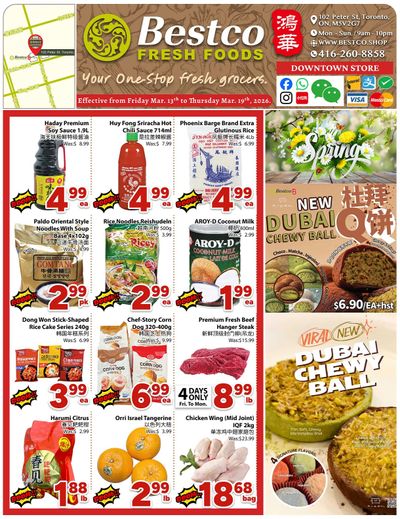 BestCo Food Mart (Downtown Toronto) Flyer March 13 to 19