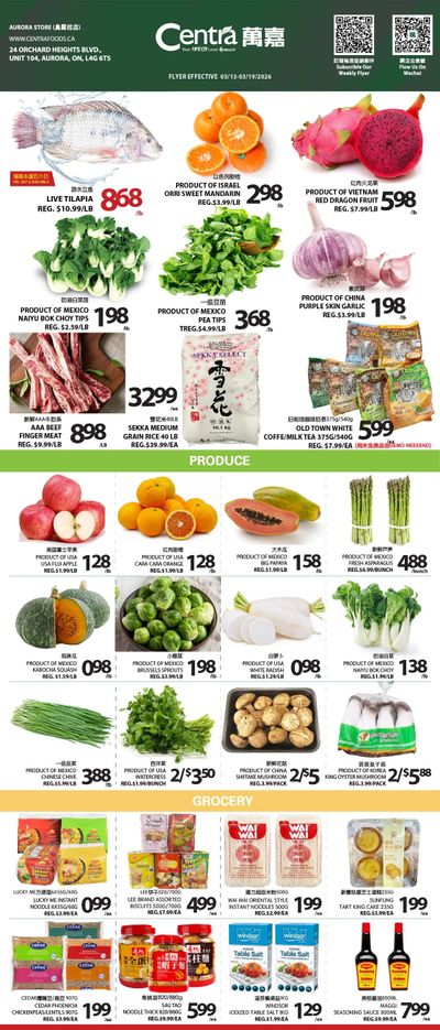 Centra Foods (Aurora) Flyer March 13 to 19