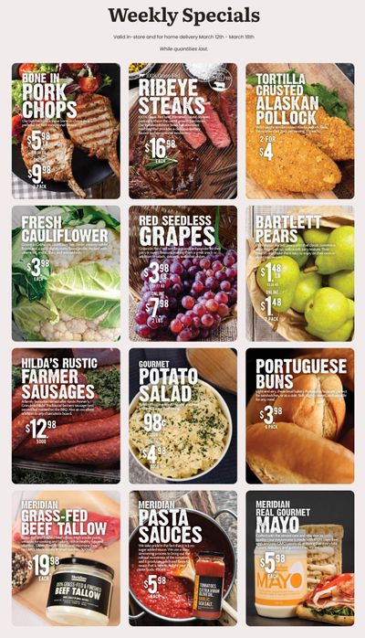 Meridian Farm Market Flyer March 12 to 18