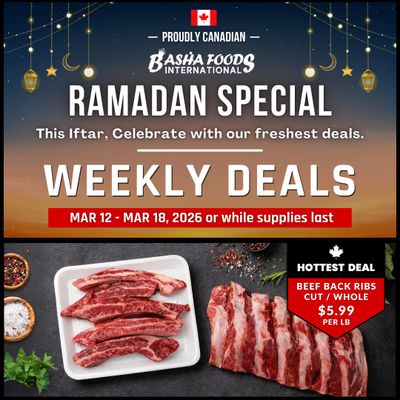 Basha Foods International Flyer March 12 to 18
