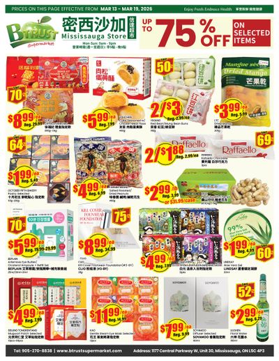 Btrust Supermarket (Mississauga) Flyer March 13 to 19