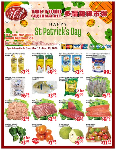 Top Food Supermarket Flyer March 13 to 19