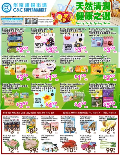C&C Supermarket Flyer March 13 to 19