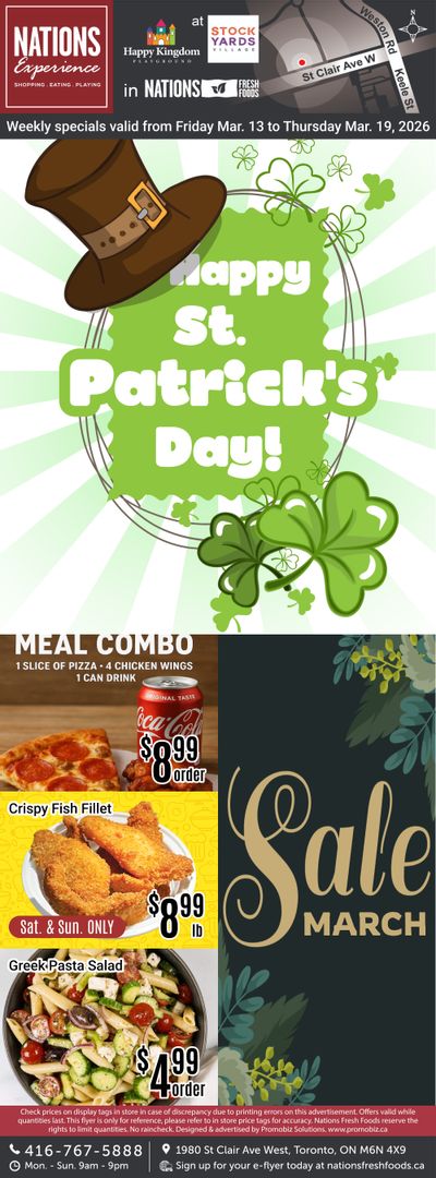 Nations Fresh Foods (Toronto) Flyer March 13 to 19