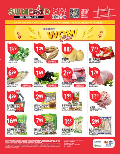 Sunfood Supermarket Flyer March 13 to 19