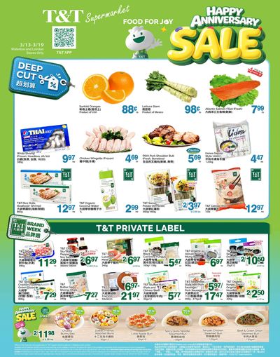 T&T Supermarket (London & Waterloo) Flyer March 13 to 19