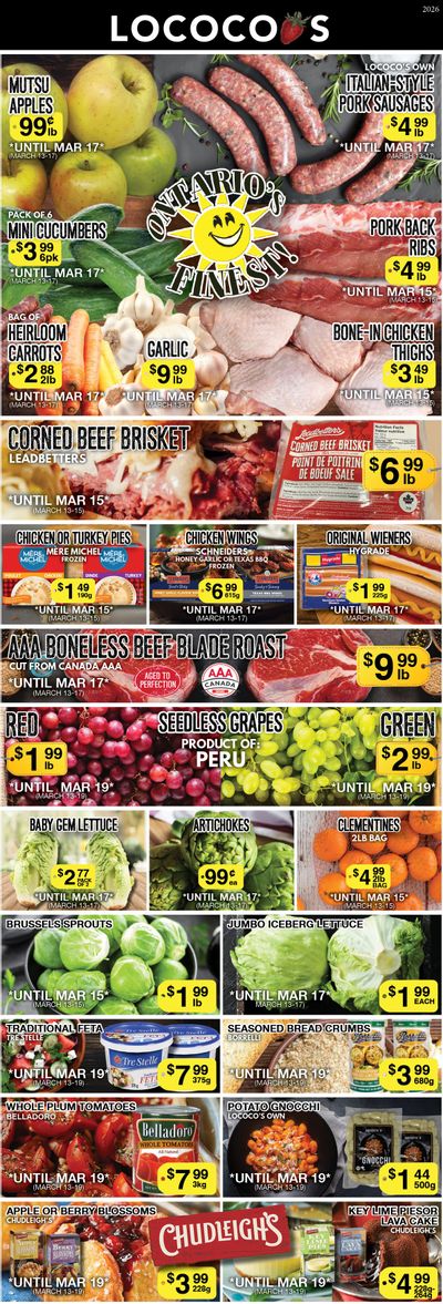 Lococo's Flyer March 13 to 17