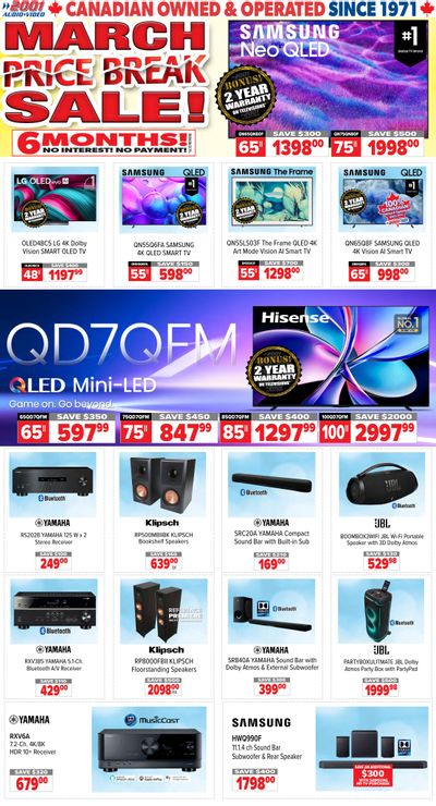 2001 Audio Video Flyer March 13 to 19