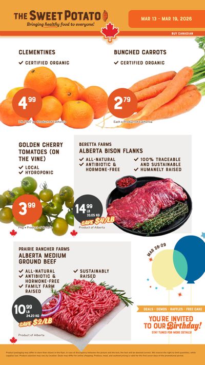 The Sweet Potato Flyer March 13 to 19