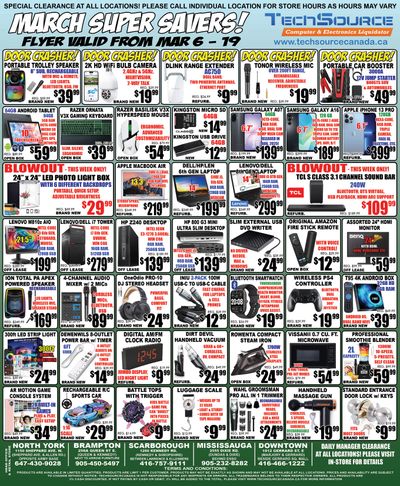 TechSource Flyer March 6 to 19