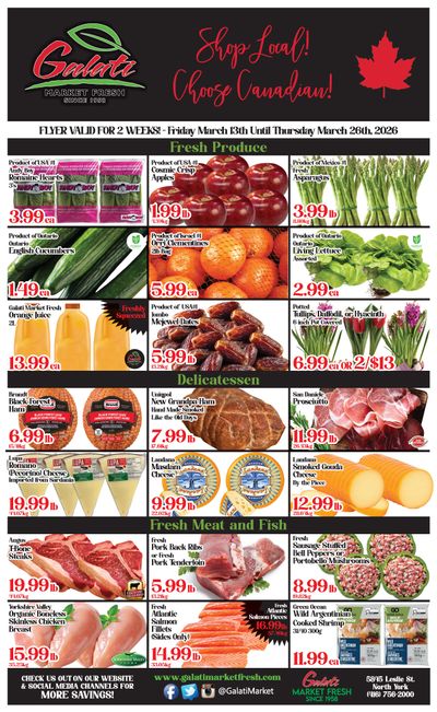 Galati Market Fresh Flyer March 13 to 26