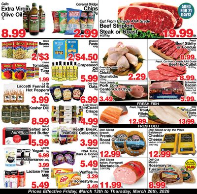 Greco's Fresh Market Flyer March 13 to 26