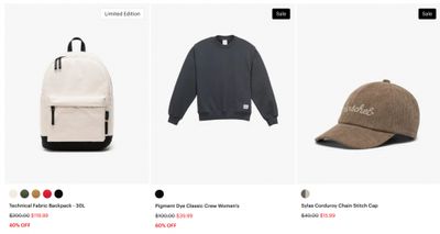 Herschel Canada Sale: Save up to 60% Off Select Backpack, Luggage, and More