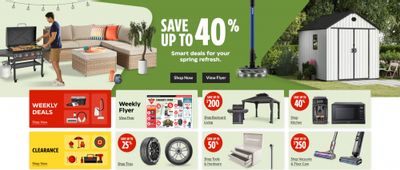 Canadian Tire: Spring Refresh Deals up to 40% off + More