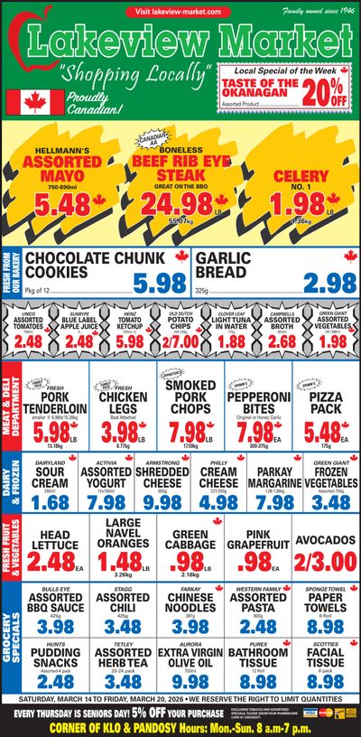 Lakeview Market Flyer March 14 to 20