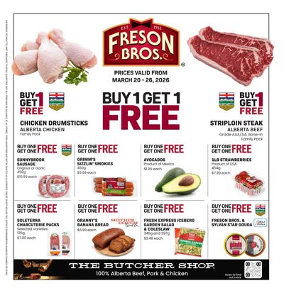 Freson Bros. Flyer March 20 to 26