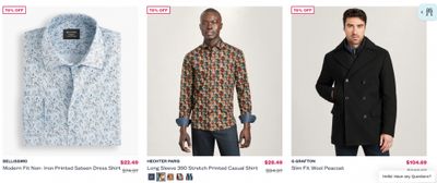 Tip Top Canada: up to 50% off Suit Separates + Clearance up to 70% off