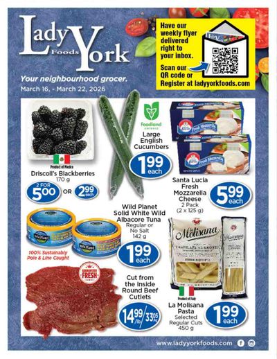 Lady York Foods Flyer March 16 to 22