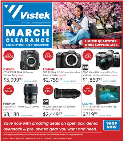 Vistek Flyer March 16 to 31
