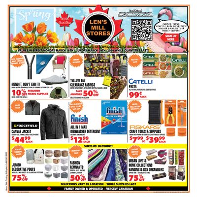 Len's Mill Stores Flyer March 16 to 29