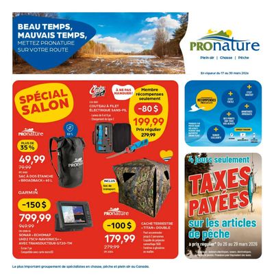 Pronature Flyer March 17 to 30