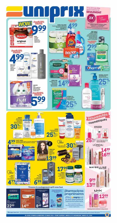 Uniprix Flyer March 19 to 25
