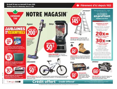 Canadian Tire (QC) Flyer March 19 to 25