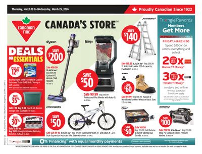 Canadian Tire (Atlantic) Flyer March 19 to 25