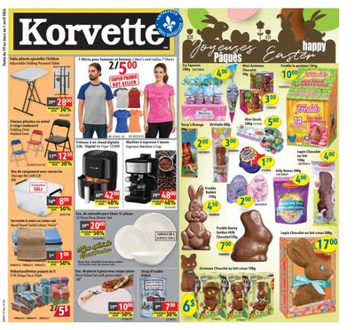 Korvette Flyer March 19 to April 1